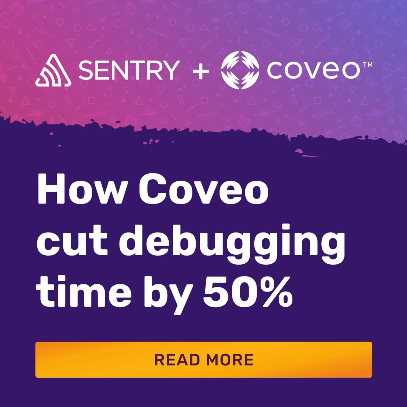 Ad example from Sentry